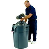 Trash Containers, Brutes, Liners & Accessories