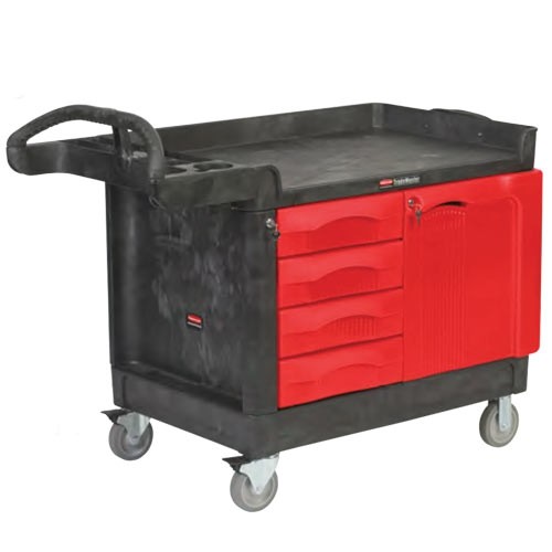 TradeMaster Mobile Work Center, 4 Drawers and Cabinet