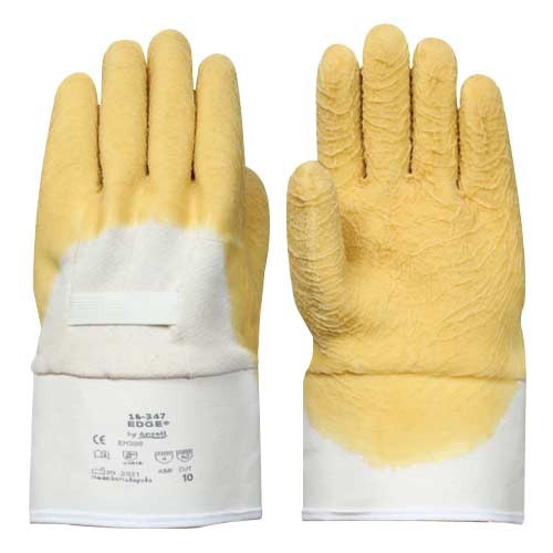 Edge® Rubber-Coated Gloves provide a rough finish for excellent wet or dry use.