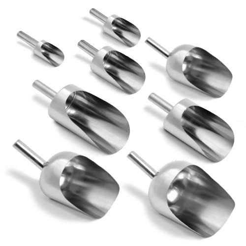 Closed Back Stainless Steel Scoops - Bunzl Processor Division