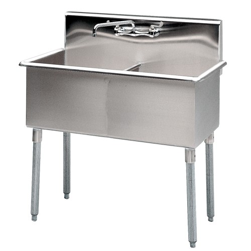 Two Compartment Stainless Steel Sink