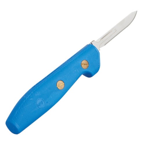 Poly Blue Scalpel Knife - Bunzl Processor Division