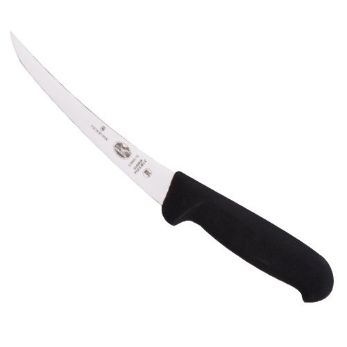 Victorinox Curved Super Flex Knife features a fibrox handle. 