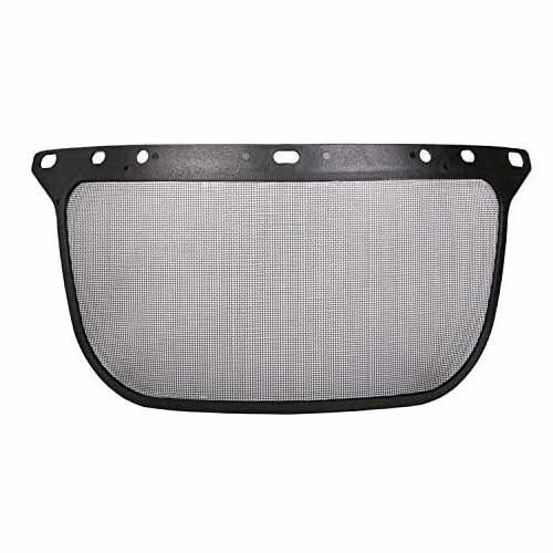 Steel Mesh Face Screen provides protection from flying debris.