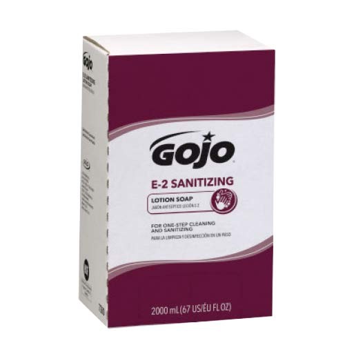 GOJO E2 Sanitizing Lotion Soap, 2,000-mL