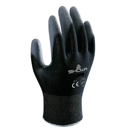 Hi-Tech Black Polyurethane Coated Gloves
