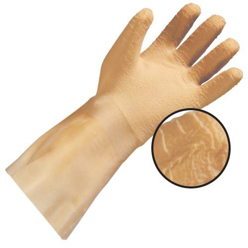 14-inch gauntlet, Rubber-Coated Glove