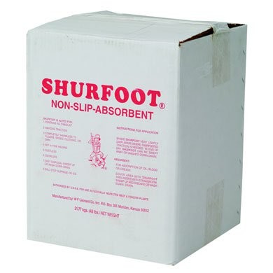 ShurFoot Non-Slip Floor Compound, 50-lb. Box 