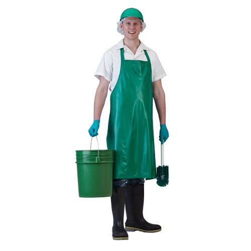 Vinyl Retail Aprons is available in 6 easy-to-clean colors.