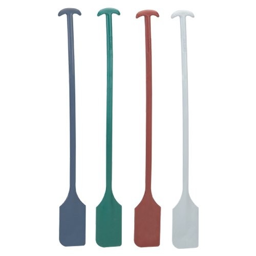 11 Paddle - Metal Detectable - White - One-Piece Construction -  Long-Handle Design