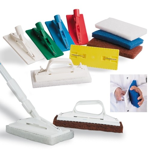 Remco Vikan Long Handle Scrubbing Brush:Facility Safety and  Maintenance:Hand
