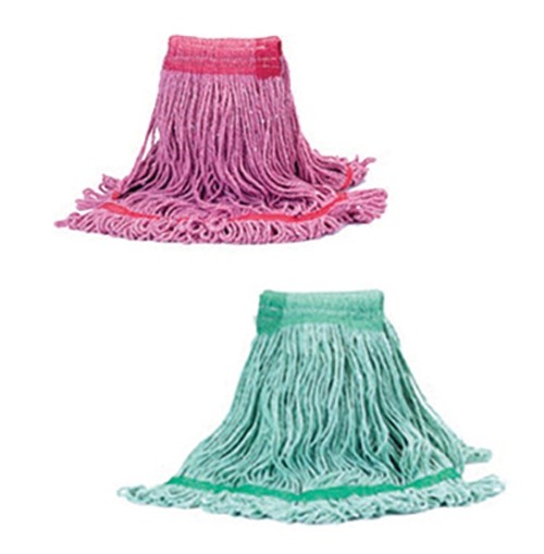Color-Coded 20-oz. Looped-End Mops