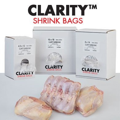 E2300-B2301 Fresh Poultry/Turkey Non-Barrier Shrink Bag Smart Packs - Bunzl  Processor Division