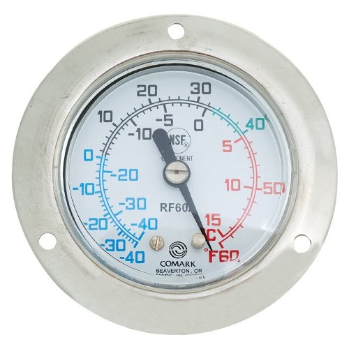 Front thermometer