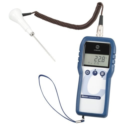 Digital Food Processing Thermometer with Clock