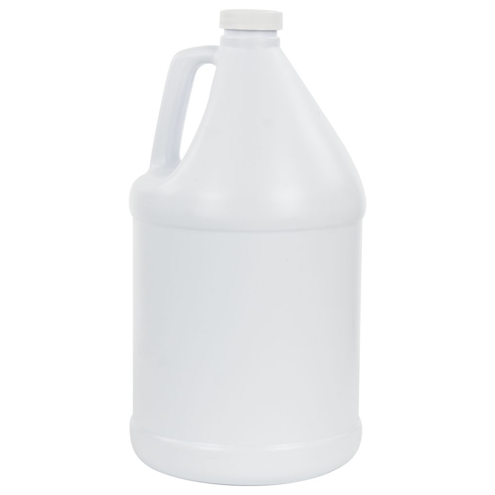 White, 1-Gallon EMPTY jug. Lid NOT included.