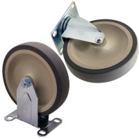 Replacement Plate Casters for Heavy-Duty Utility Carts