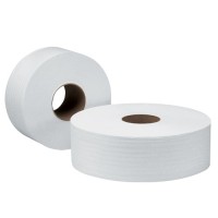 Scott JRT Jumbo Roll Tissue Paper is available in 1-ply or 2-ply.