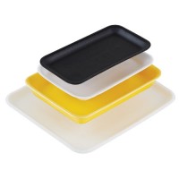 Foam Trays come in different sizes and colors.