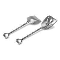 10-1/2" X 14" Standard Stainless Steel Shovels