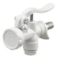 White Plastic Shower Nozzle