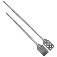 Stainless Steel Paddles are available solid or perforated.