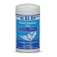 SCRUBS Hand Sanitizer Wipes, 85-Wipe Canister