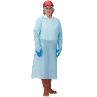 Large 2-Mil, Blue Smooth Gowns