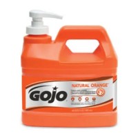 GOJO NATURAL ORANGE Pumice Hand Cleaner - 1/2-Gallon Bottle