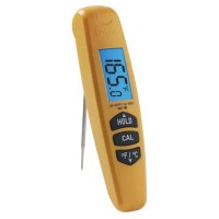 Hubert Digital Probe Pocket Thermometer QuickTip Yellow Plastic - 3L Stem