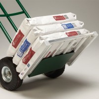 Aluminum Hand Truck Pallet makes moving small cases and bags of product easy.