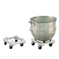 Choose from low-profile or high-profile dolly. Mixing bowl is not included.