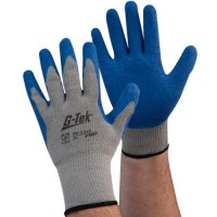 G-TEK Cotton/Polyester Glove with Latex Coated Crinkle Grip