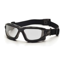 Pyramex I-Force Safety Goggles with Black Frame and Clear Anti-Fog Lenses