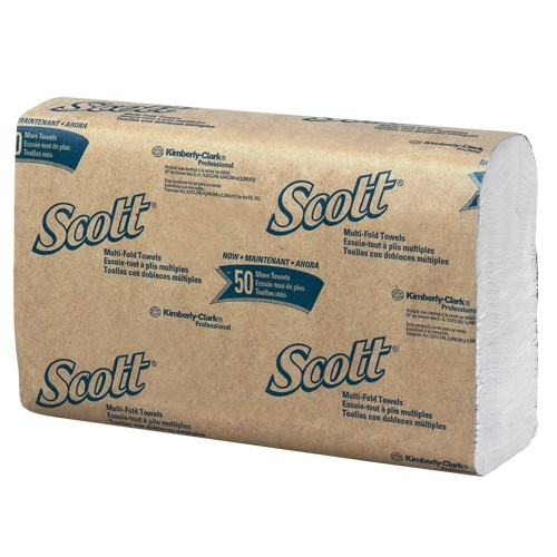 Scott Multi-Fold Towels, White