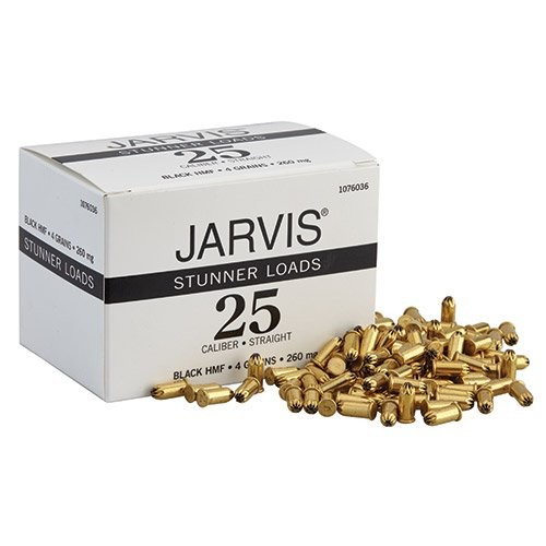 Jarvis .25 Caliber, Straight Design Power Cartridges
