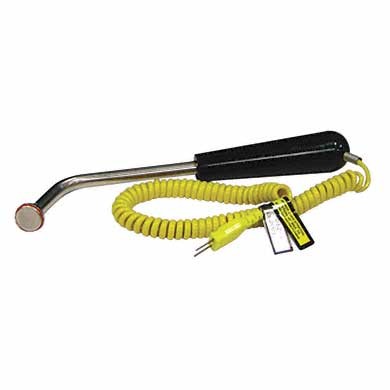 Angled Bell Surface Type-K Thermocouple Probe