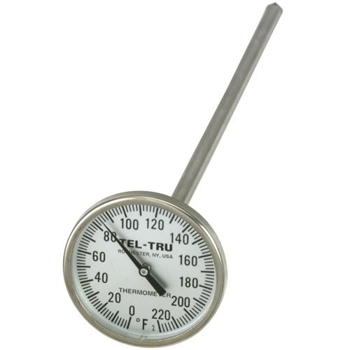 Fermentap Bi-Metal Dial Thermometer (3 in Face x 2.5 in Probe) | MoreBeer!
