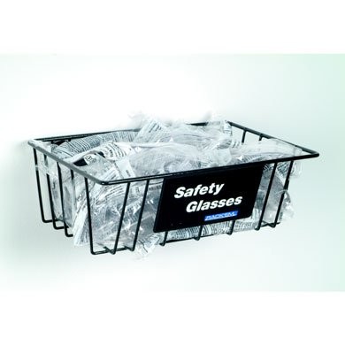 Rack ’Em Safety Glasses Basket Dispenser