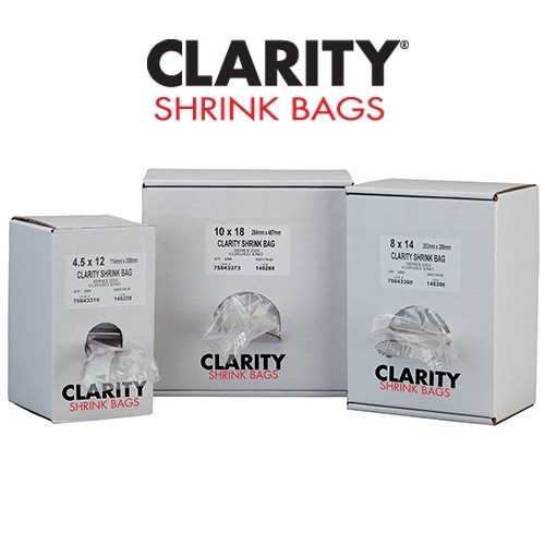 Series 2000 Clarity Low-Abuse High-Shrink High-Barrier Bags, Smart Pack of 250