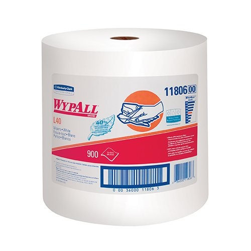 Jumbo Roll, White - WypAll L40 Wipers
