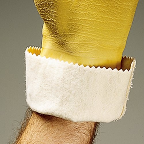 soft cotton lining absorbs perspiration and makes gloves easy to to put on and take off