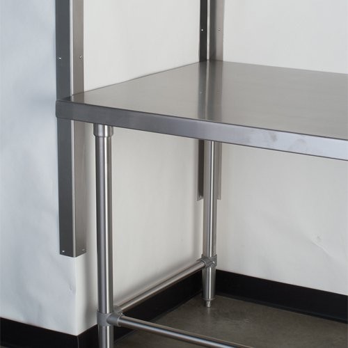 Stainless Steel Corners protect wall corners from damage.