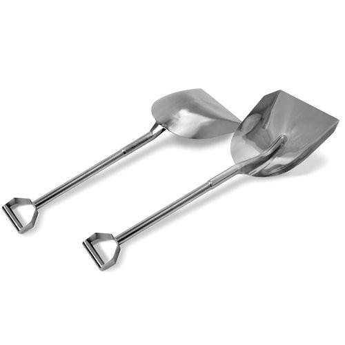 11-1/2" x 15-1/2" Standard Stainless Steel Shovels