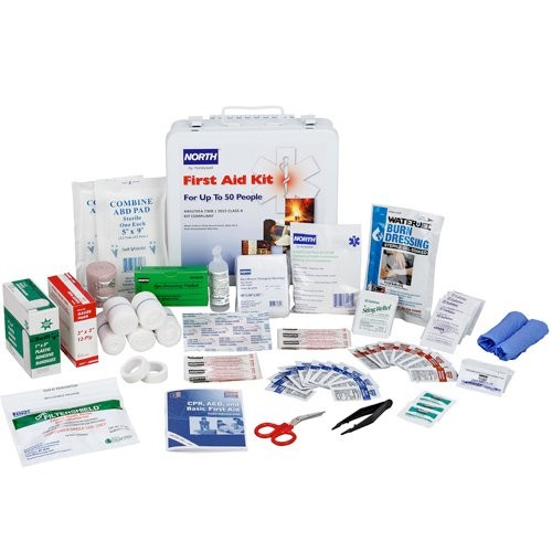 #50 First Aid Kit, open.