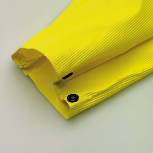 Size Small ONGUARD Industries Yellow ONGUARD 72152 PVC on Polyester Visitex II Bib Overall with Fly Front