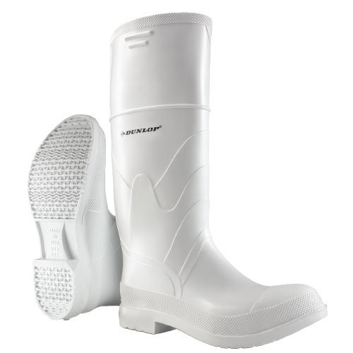 Dunlop White Steel Toe PVC Boots - Bunzl Processor Division | Koch Supplies