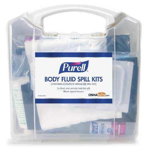 Body Fluid Spill Kit packaging.