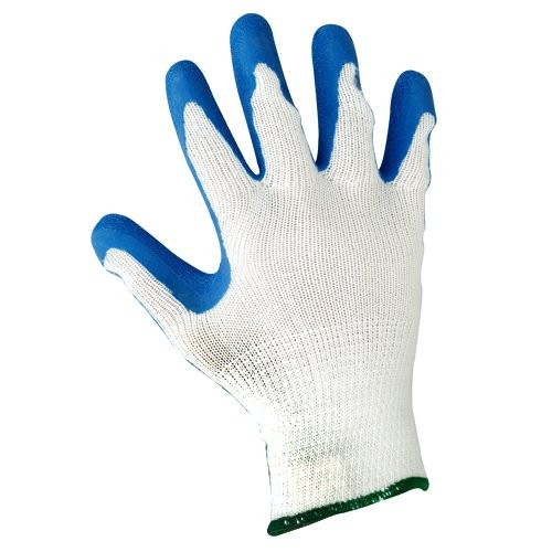 Poly/Cotton Knit Gloves With Latex Coated Palm