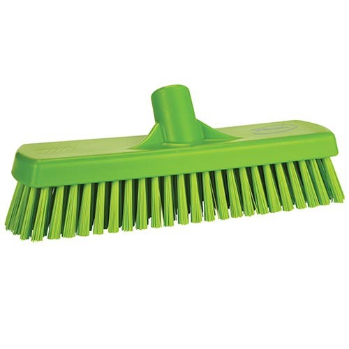 Lime Vikan Deck Scrub Brush